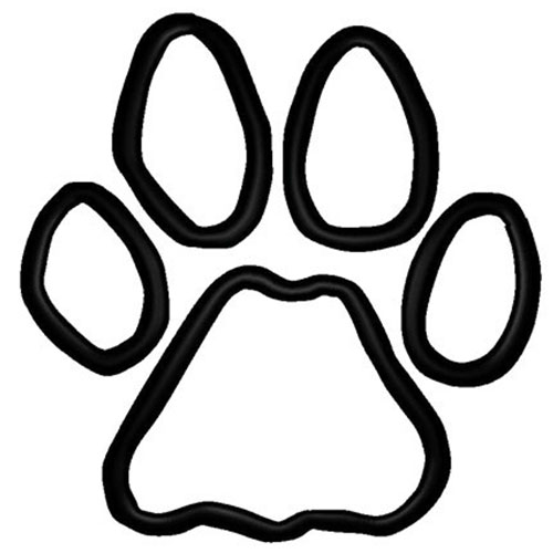 Personalised Dog Towels Paw Prints | Standard Range - Face Cloth