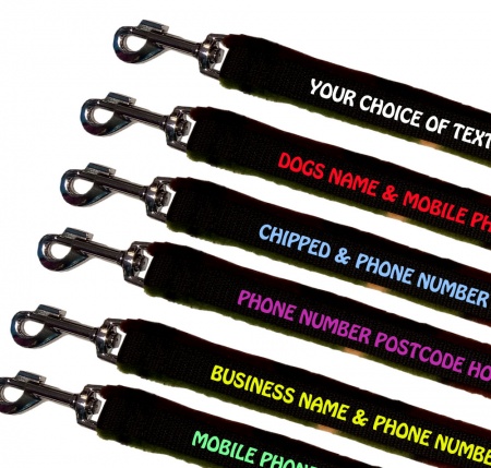 Personalised Dog Leads Fleece Lined - Green Camouflage