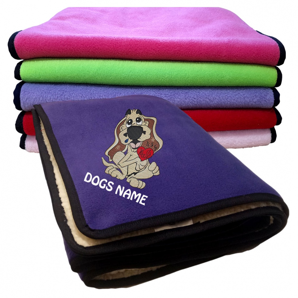 Personalised Dog Blankets  - Groovy Cold Nose Warm Heart