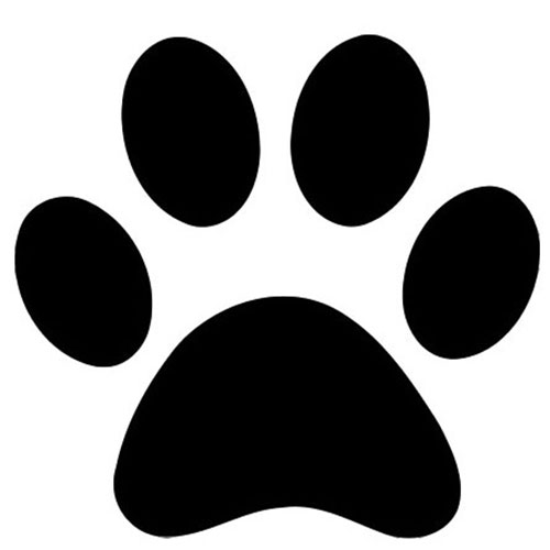 Personalised Dog Towels Paw Prints | Standard Range - Face Cloth