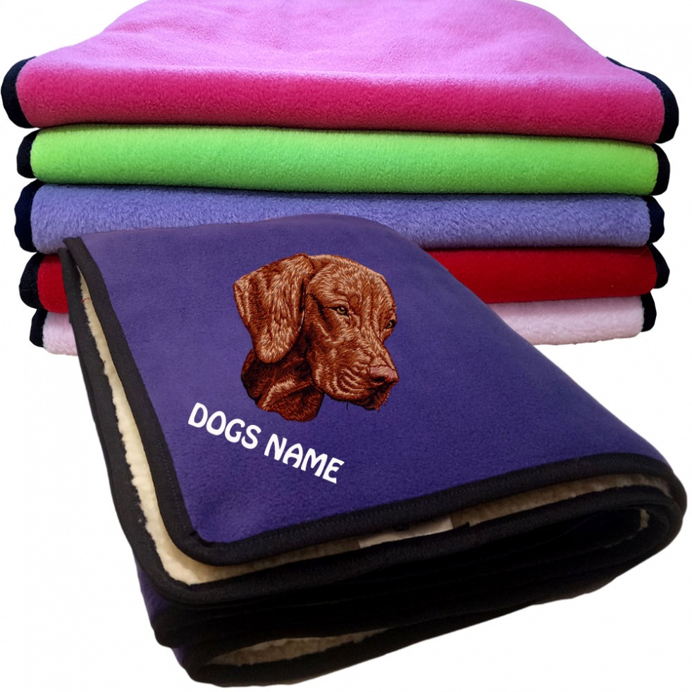 Vizsla Personalised Dog Blankets  -  Design DT814